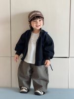 【73-110】アウター Tシャツ ズボン ファスナー プリント カジュアル 男の子 - 画像 (2)