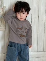 【73-100】パーカー プリント ラウンドネック 長袖 カジュアル 男の子 - 画像 (3)