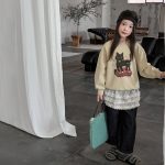 【100-170】トレーナー 女の子 プリント カートゥーン カジュアル - 画像 (5)