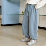 【100-170】パンツ 女の子 スポーツ ゆったり 8色選べる - 画像 (14)