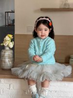 【73-110】セーター トップス スカート ニット 無地 カワイイ 女の子 - 画像 (6)