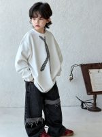【100-150】Tシャツ ラウンドネック プリント 長袖 男の子 - 画像 (6)