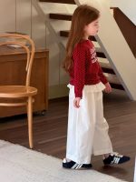 【90-150】カーブパンツ 女の子 おしゃれ フリル付き カジュアル - 画像 (8)