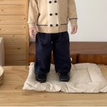 【73-120】セーターorパンツ 男の子 配色 カジュアル レトロ - 画像 (10)