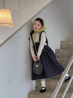 【100-160】ジャンパースカート インナー 女の子 おしゃれ 韓国風 やわらか - 画像 (25)