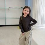 【100-170】トップス 女の子 シンプル 合わせやすい 韓国風 - 画像 (9)