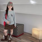 【100-170】長袖Tシャツ 女の子 プリント カートゥーン - 画像 (7)