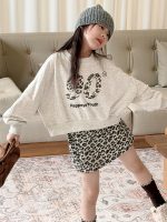 【100-150】パーカー 韓国風 長袖 ゆったり カジュアル レトロ