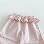 【80-130】パンツ 女の子 フリル リボン付き 無地 - 画像 (10)