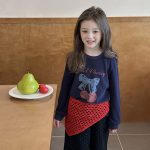 【90-170】長袖Tシャツ 女の子 プリント ゆったり 合わせやすい - 画像 (7)