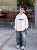 【90-160】ズボン デニム ファッション カジュアル ゆったり 男の子 - 画像 (6)