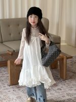 【100-150】Tシャツ 長袖 韓国風 ハイネック ストレッチ 女の子 - 画像 (6)