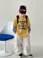 【90-160】Tシャツ 切り替え フェイク ストライブ カジュアル 長袖 男の子 - 画像 (6)
