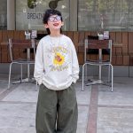 【90-160】アウター パーカー ズボン プリント 長袖 ゆったり 男の子