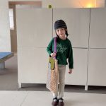 【80-130】長袖Tシャツ 女の子 英字 シンプル - 画像 (5)