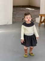 【73-110】二点セット トップス+スカート 韓国風 カワイイ 女の子 - 画像 (6)