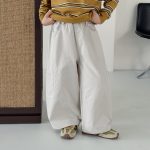 【90-160】パンツ 男の子 ポケット付き 無地 ゆったり - 画像 (5)