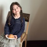 【100-170】カーディガン 女の子 ニット 透かし 折り襟 - 画像 (8)