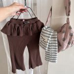 【80-130】パンツ 女の子 フリル ベルボトム レトロ - 画像 (11)