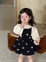 【73-110】トップス スカート サロペット 折り襟 女の子 - 画像 (7)