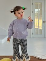 【73-110】カーディガン ニット 無地 シンプル 合わせやすい 女の子 - 画像 (4)