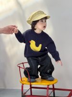 【73-110】セーター ズボン アヒル柄 長袖 デニム カワイイ 男の子