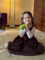 【90-140】ワンピース インナー 女の子 コーデュロイ ガーリー - 画像 (13)