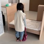 【80-130】ベスト 女の子 ハーフジッパー トレンド - 画像 (5)