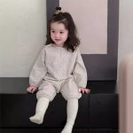 【66-100】オールインワン 韓国風 長袖 赤ちゃん 女の子 - 画像 (7)