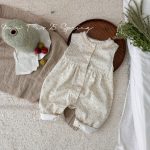 【73-100】トップスorサロペット ベビー 花柄 シンプル - 画像 (7)