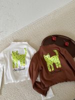 【100-150】Tシャツ 長袖 プリント 韓国風 シンプル 女の子 - 画像 (6)