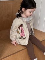 【73-110】カーディガン トップス ニット 折り襟 女の子 - 画像 (2)