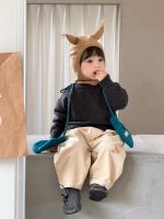 【100-150】セーター ズボン 無地 ゆったり カジュアル 男の子 - 画像 (5)
