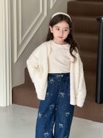 【90-150】カットソー 女の子 ガーリー リボン ストレッチ素材 - 画像 (4)