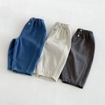 【80-130】パンツ 男の子 無地 シンプル - 画像 (4)