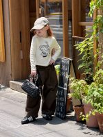 【90-150】ストレートパンツ 女の子 アメカジ風 コットン 合わせやすい - 画像 (16)