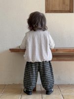 【73-130】ベストorセットアッ 男の子 ボーダー柄 ファッション - 画像 (6)