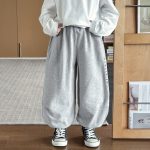 【90-160】ズボン 刺繍 ゆったり カジュアル 韓国風 男の子 - 画像 (3)