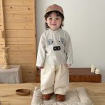 【73-120】トップスorパンツ 男の子 アップリケ カートゥーン