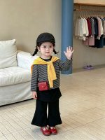 【73-120】長袖Tシャツorパンツ 女の子 ベルボトム 合わせやすい - 画像 (5)