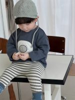 【73-110】Tシャツ ズボン ストライブ カジュアル 男の子 - 画像 (4)