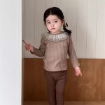 【73-110】カーディガン トップス ニット 折り襟 女の子 - 画像 (7)
