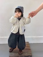 【73-110】アウター ポケット付き 長袖 ゆったり 合わせやすい 男の子 - 画像 (3)