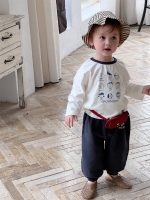 【73-110】Tシャツ ラウンドネック 長袖 合わせやすい 男の子 - 画像 (10)