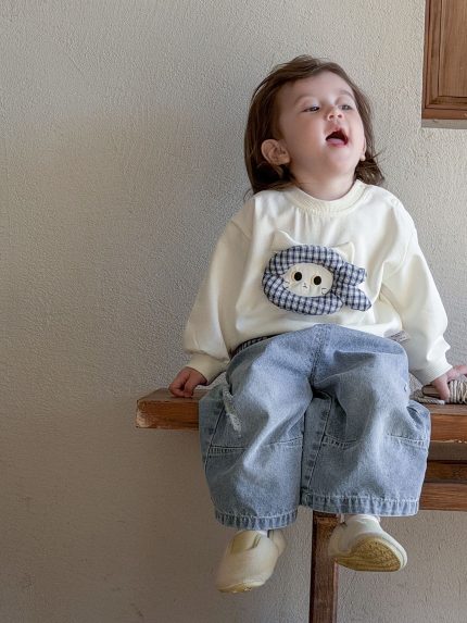 【73-100】トップスorパンツ男の子 カートゥーン かわいい
