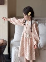 【100-150】ワンピース 女の子 花柄 レース スウィート - 画像 (6)