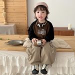 【73-120】トップスorパンツ 男の子 切り替え トレンド - 画像 (3)