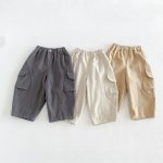【80-130】パンツ 男の子 パステルカラー ルーズ