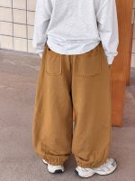 【90-150】ズボン 無地 ゆったり 男の子 - 画像 (4)