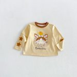 【80-130】長袖Tシャツ 女の子 カートゥーン レイヤード - 画像 (11)
